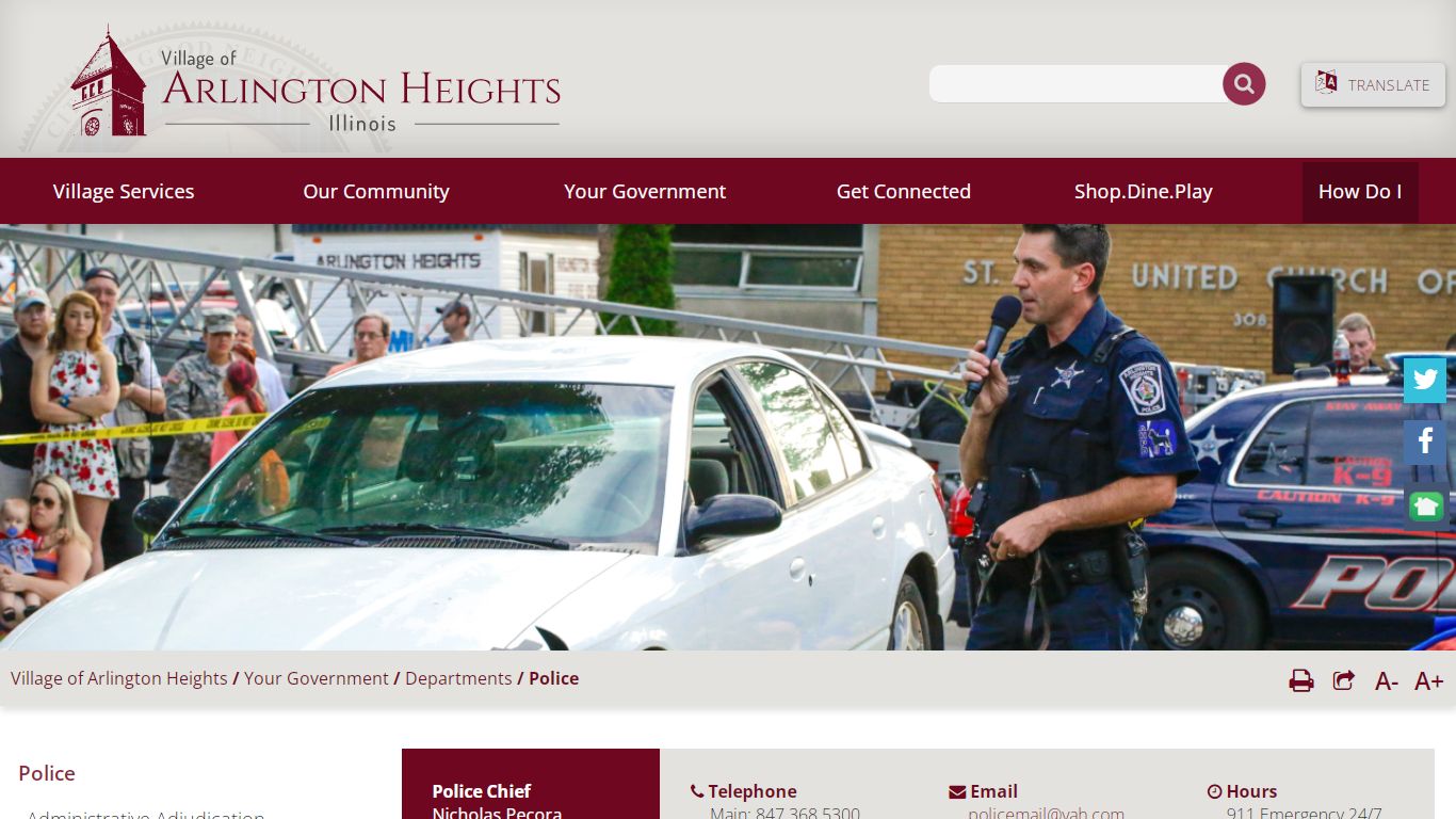 Police - Village of Arlington Heights